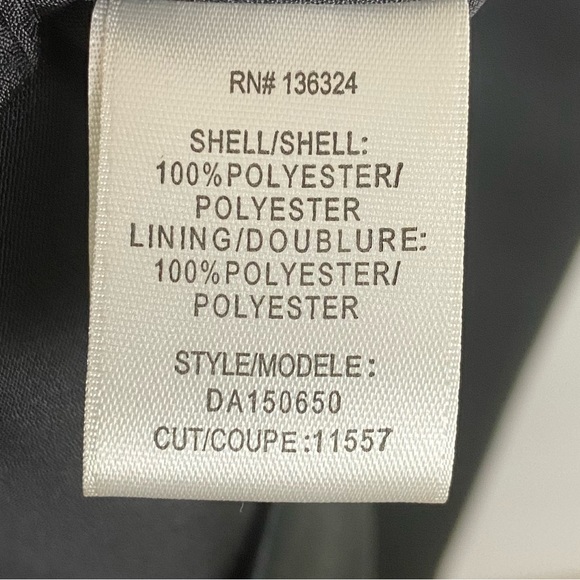 Halston Heritage Little Black Dress Satin Full Skirt w/Pockets Size 4 Cocktail - Picture 6 of 8